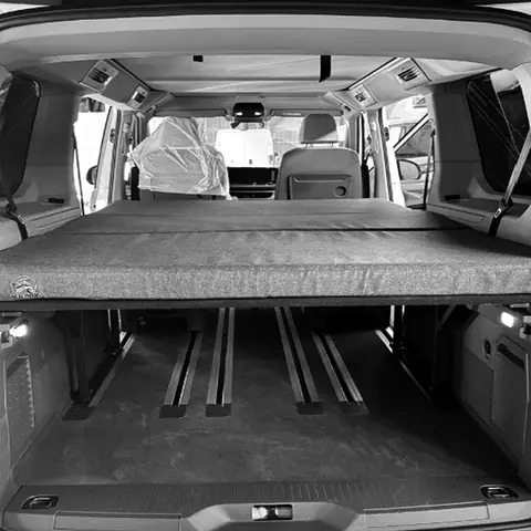 Furgoneta camper con cama trasera, donde va el Cabin Heater Panel