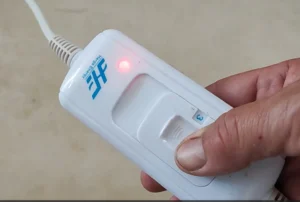 Interruptor Herga Energy con tres niveles de potencia y desconexión automática.