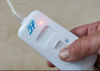 Interruptor Herga Energy con tres niveles de potencia y desconexión automática.