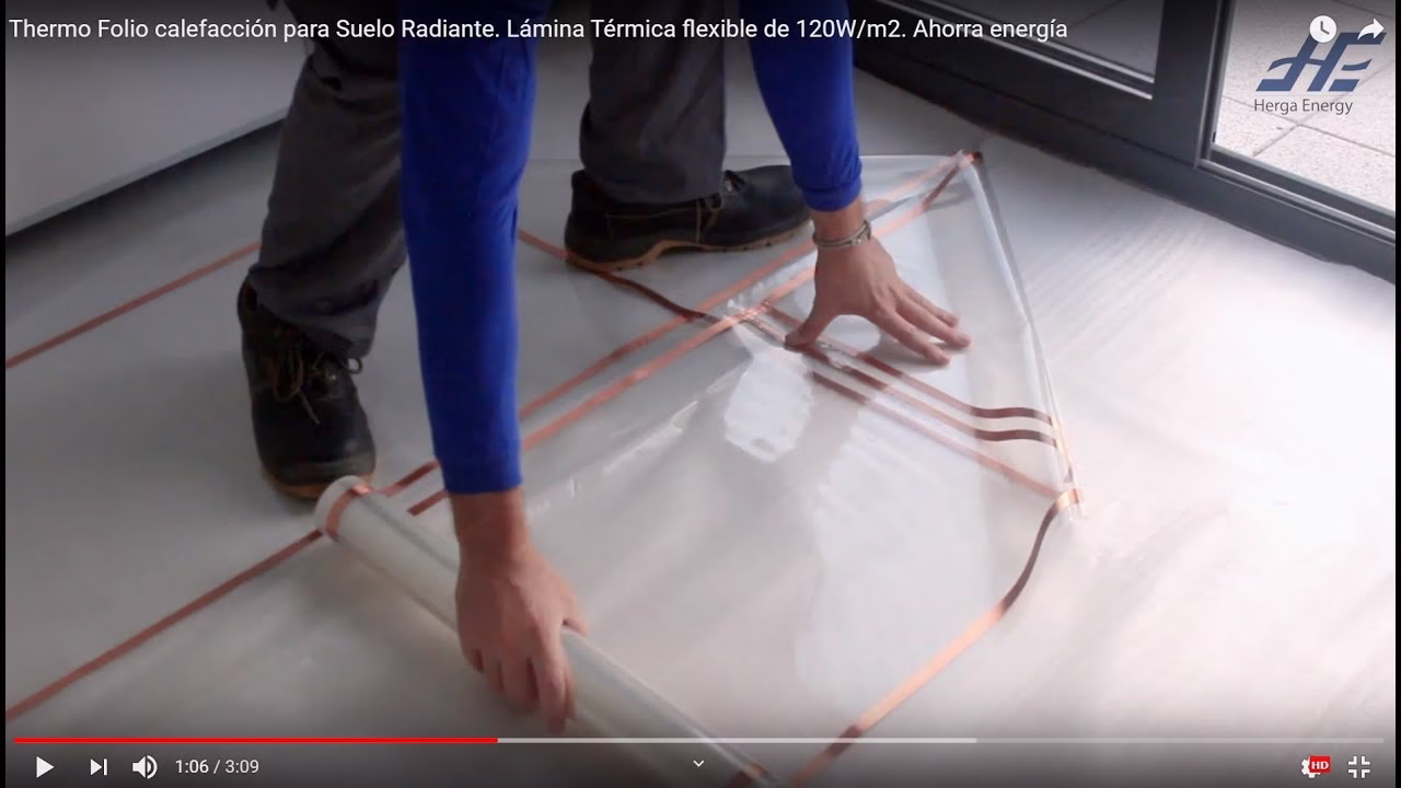 Miniatura del vídeo: Como Instalar Calefacción para Suelo Radiante Flexible y Baja el Recibo de Luz | ¡THERMO FOLIO! Miniatura del vídeo: Como Instalar Calefacción para Suelo Radiante Flexible y Baja el Recibo de Luz | ¡THERMO FOLIO!