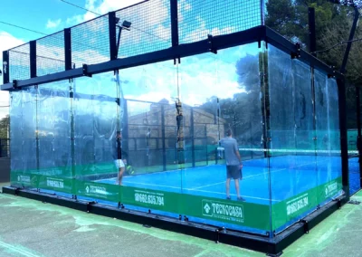 Instalado Instalando Lamina antivaho en pista Glass Game